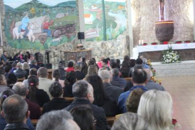 Missa dos romeiros abriu as celebraÃ§Ãµes das Santas Missas em Laranjeiras do Sul (12/10)